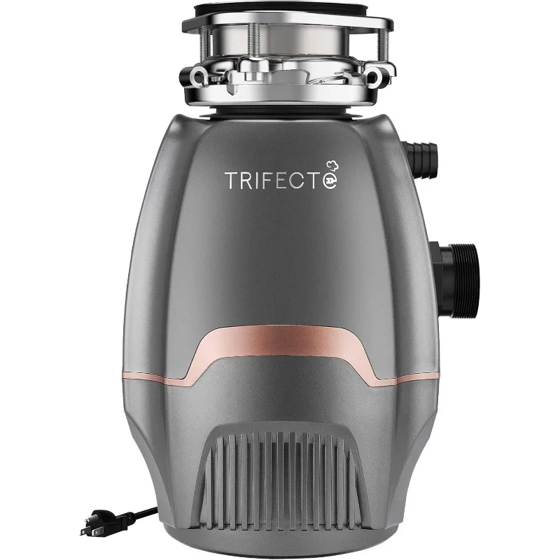 Trifecte Pro 3/4 HP Garbage Disposals with Sound Reduction,Food Waste Coutinuous Feed Garbage Disposal with Power Cord