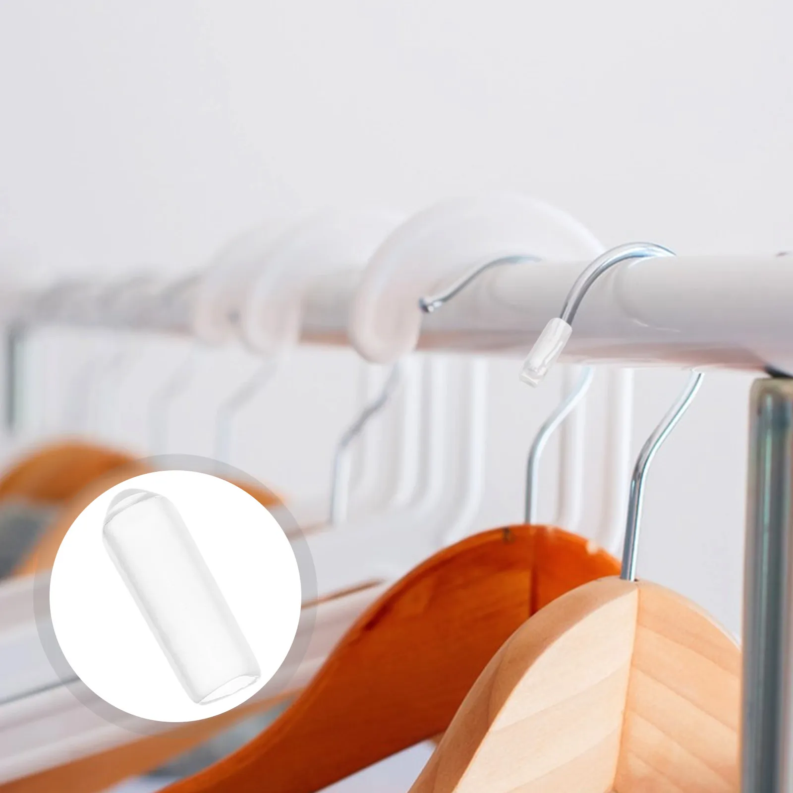 500Pcs Clear End Cap Covers Screw Thread Protectors for Clothing Hanger Hooks Metal Rods Furniture Legs Flexible Bolt Safety