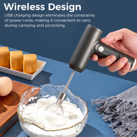 Wireless Electric Food Mixer Portable 3-Speed Egg Beater Baking Dough Cake Cream Milk Frothers Automatic Whisk Kitchen Gadgets