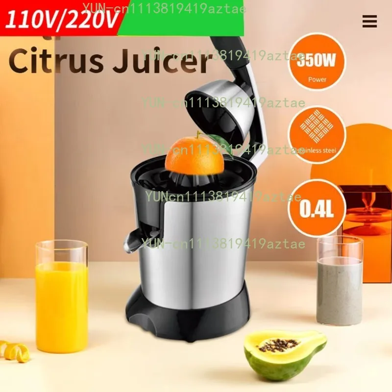 110V 220V Portable Electric Juicer, 400ML Stainless Steel Fruit Mixer Juice Maker