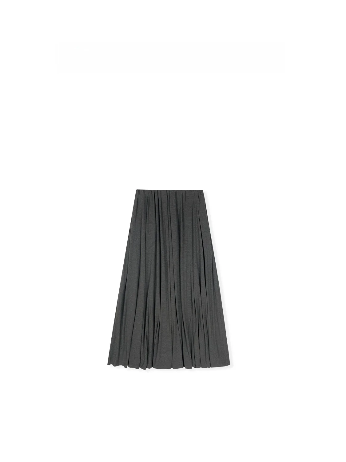 

Zhou Vintage Spring Summer Casual Loose Waist Draped A-Line Skirt Week Lazy Versatile f-length Skirt