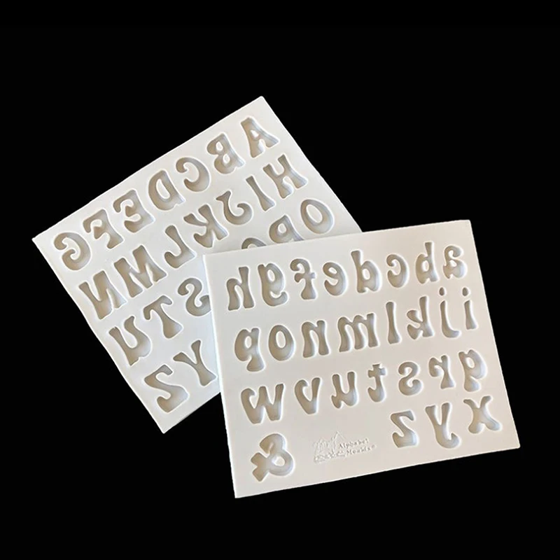 Alphabet Number Baking Pastry Mold Letter Fondant Cookie Cutter Upper Lowercase Sugar Fondant Baking Mold Cake Decoration Tools
