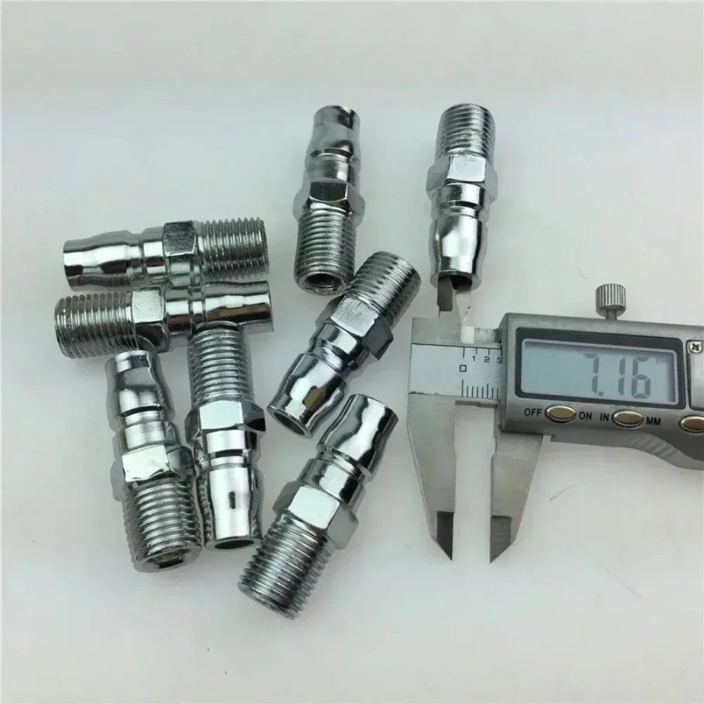 Motorcycle Outside The Wire Pneumatic C - Type Quick Tracheal Plug Connector Air - Pressure Fittings Inlet Joints 8pcs