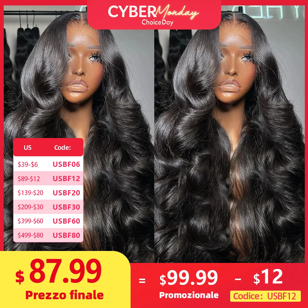 30 Inch Body Wave 13x6 Hd Lace Frontal Wig Human Hair Brazilian Pre Plucked Lace For Women 13x4 Lace Front Wigs 4x4 Closure Wig