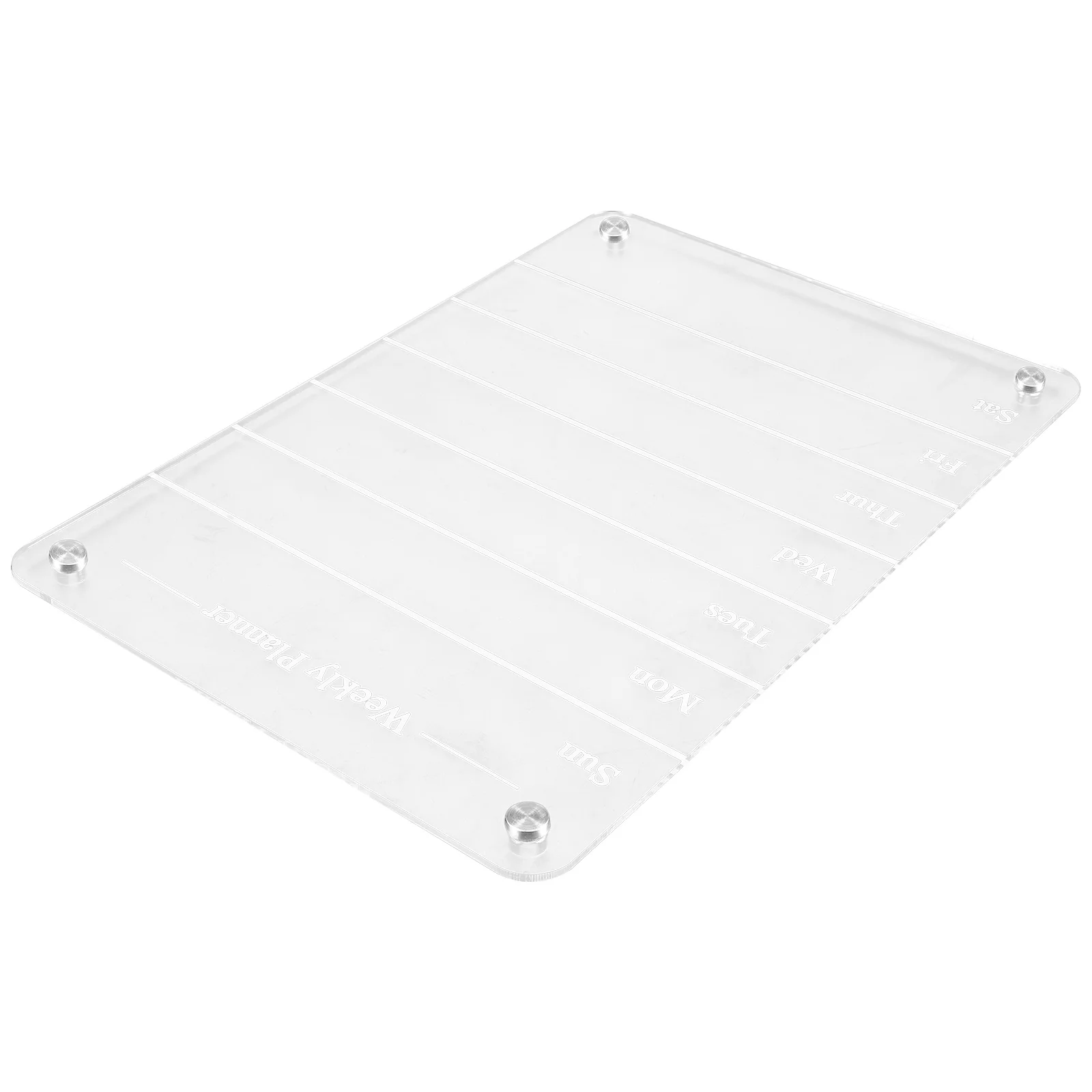 

Magnetic Acrylic Dry Erase Board Clear Weekly Schedule Fridge Pad Planner Home Office School Wall Small Boards