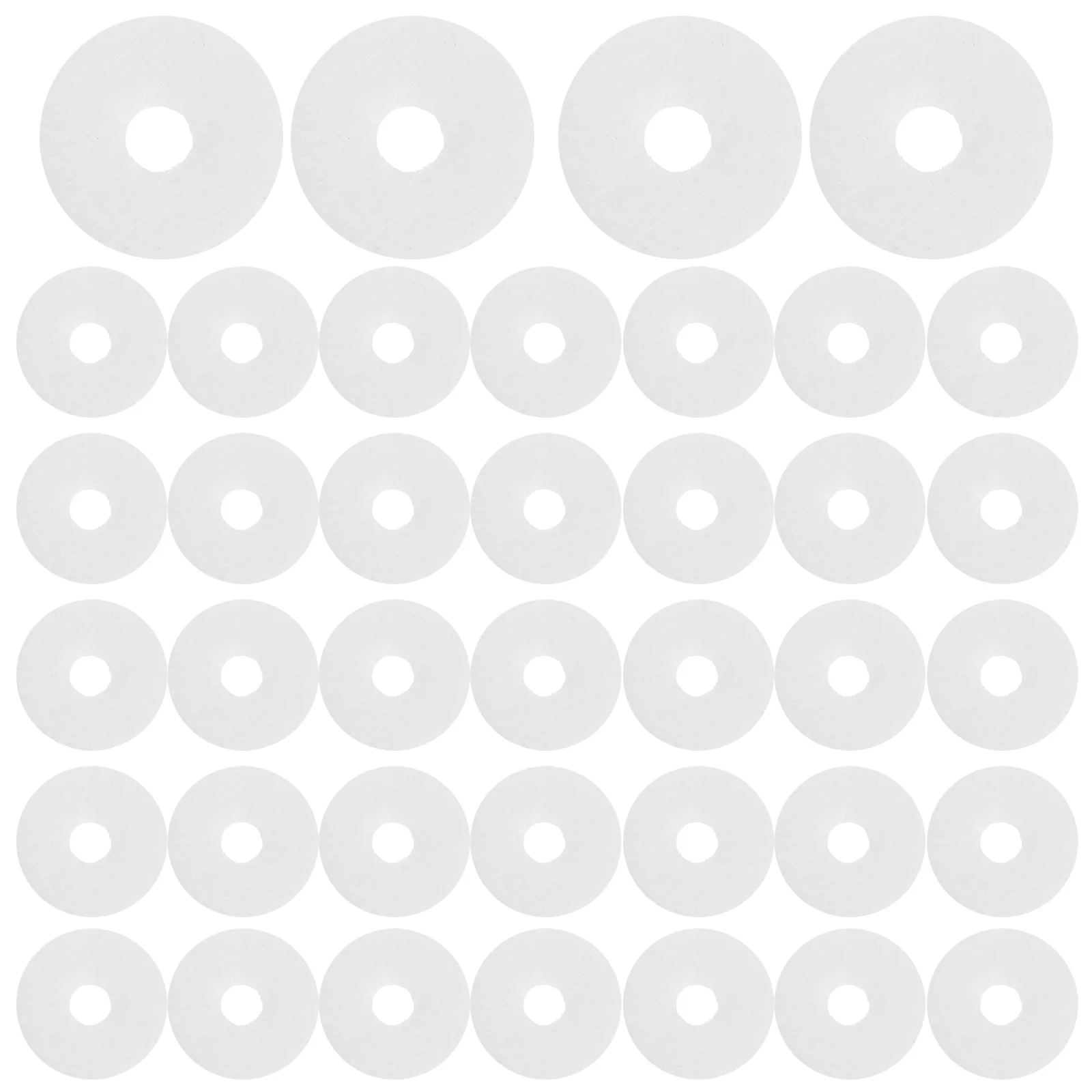 

90 Pcs Piano Tuning Accessories Parts White Keyboard for The Felt Washer Replacement Accessory Guitar Professional Tuner Kit