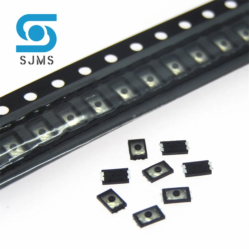 50 SZTUK 2x3x0,6 H 2*3 Super Mini Mały Mikro Dotykowy Przełącznik Przyciskowy 2x3x0,6mm SMD 2Pin Mini Cienka Folia Kluczowe Przełączniki Dotykowe