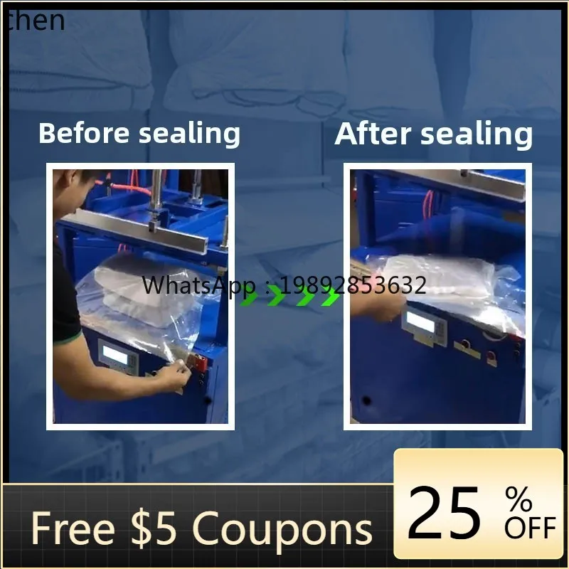 

BB Автоматическая машина для сжатия и вакуумной запайки для упаковки подушек, пухов и одеял