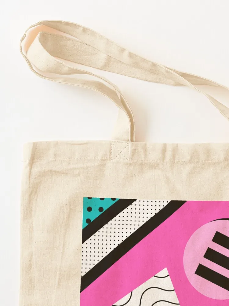 80s Memphis Design Pattern Tote Bag hand bag ladies university bags men Canvas