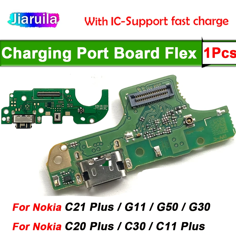 For Nokia G11 G21 G10 G20 G30 G50 C20 C21 Plus C30 USB Charging Dock Jack Plug Socket Port Connector Charge Board Flex Cable