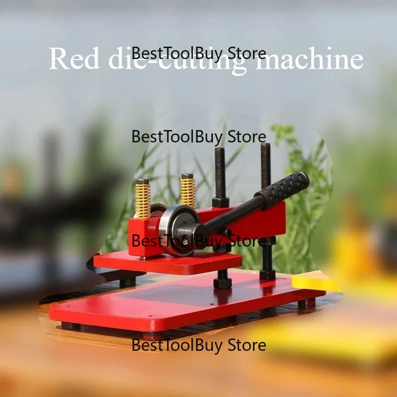 

Small Manual Die Cutting Machine, Cantilever Press Type for Leather Pa per Fabric Crafts, DIY Precision Tool