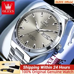 OLEVS 9907 NEW Business Watch for Men Fully Automatic Mechanical Movement Classic Date Week High-end Luxury Wrist watch for Men