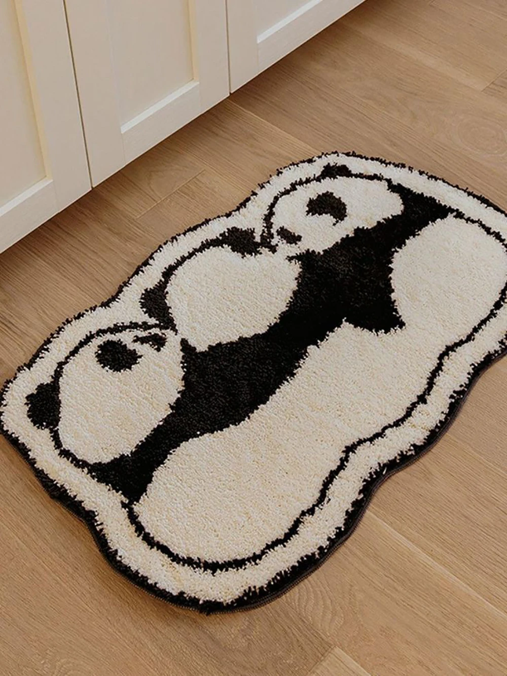 

Cute Panda carpet bedroom aesthetic carpet unique living room kitchen decoration non-slip soft imitation cashmere carpet home