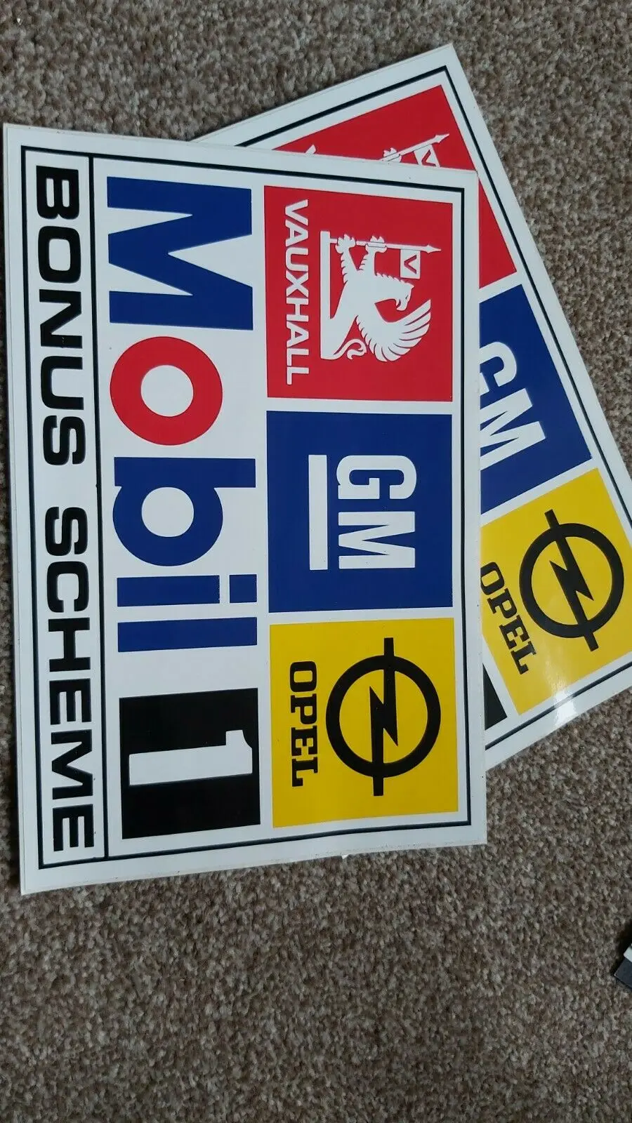 

For x2 GM Dealer Sport Bonus Scheme Stickers