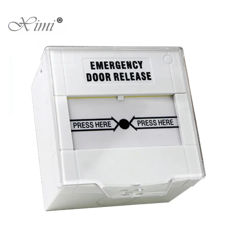 Fire Emergency Glass Resettable Emergency Release Exit Fire Alarm switch Door Release Urgent Button Release Switch With Cover