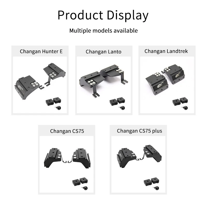 Quick-release A-pillar expansion spotlight bracket for 2021–2026 Changan UNI-K aluminum alloy construction; non-destructive