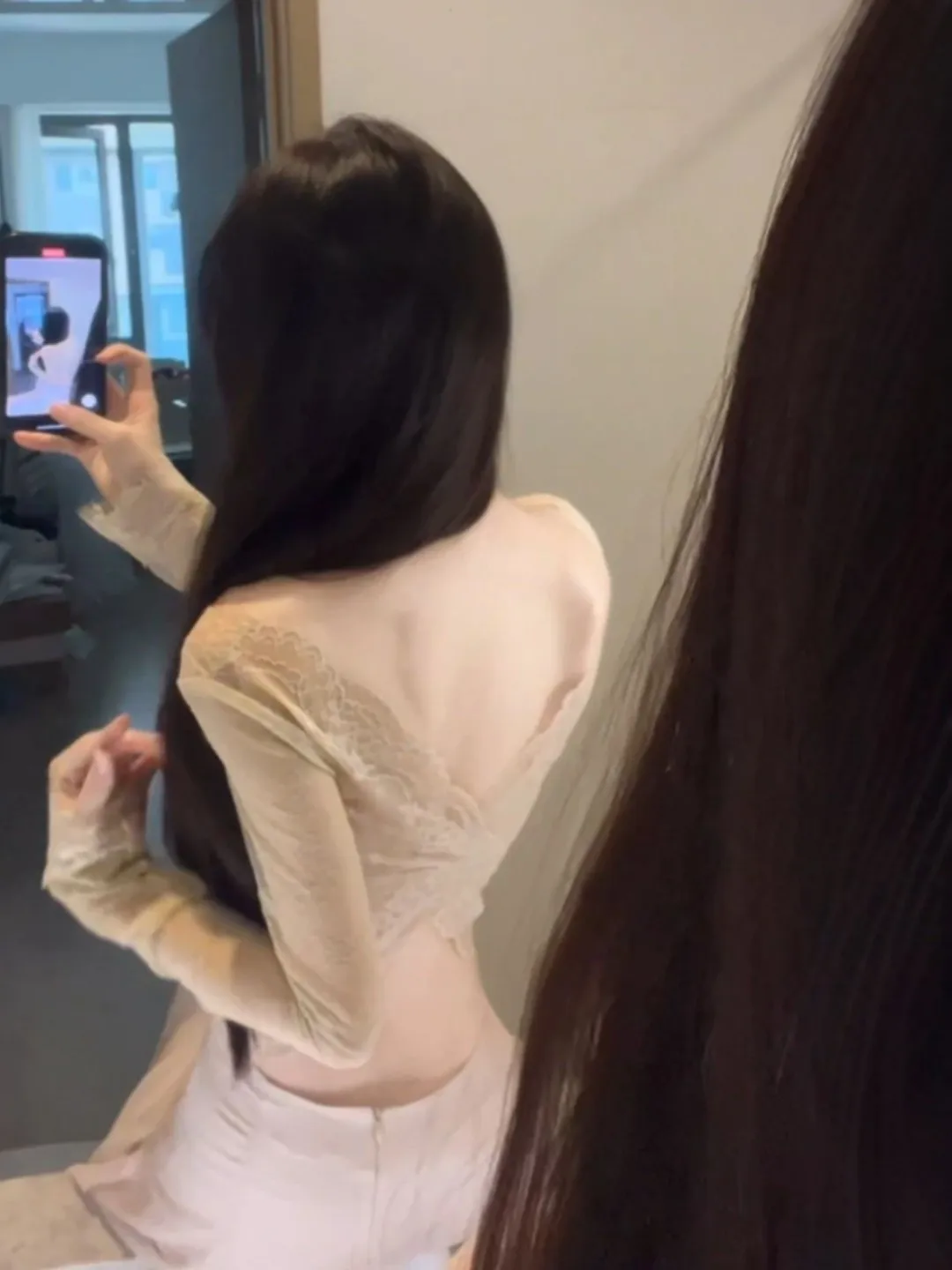 

Сексуальный кружевной укороченный топ, женский модный весенний 2026, черный, облегающий, длинный свек, длина, Street Sle, Pure Desire Girl