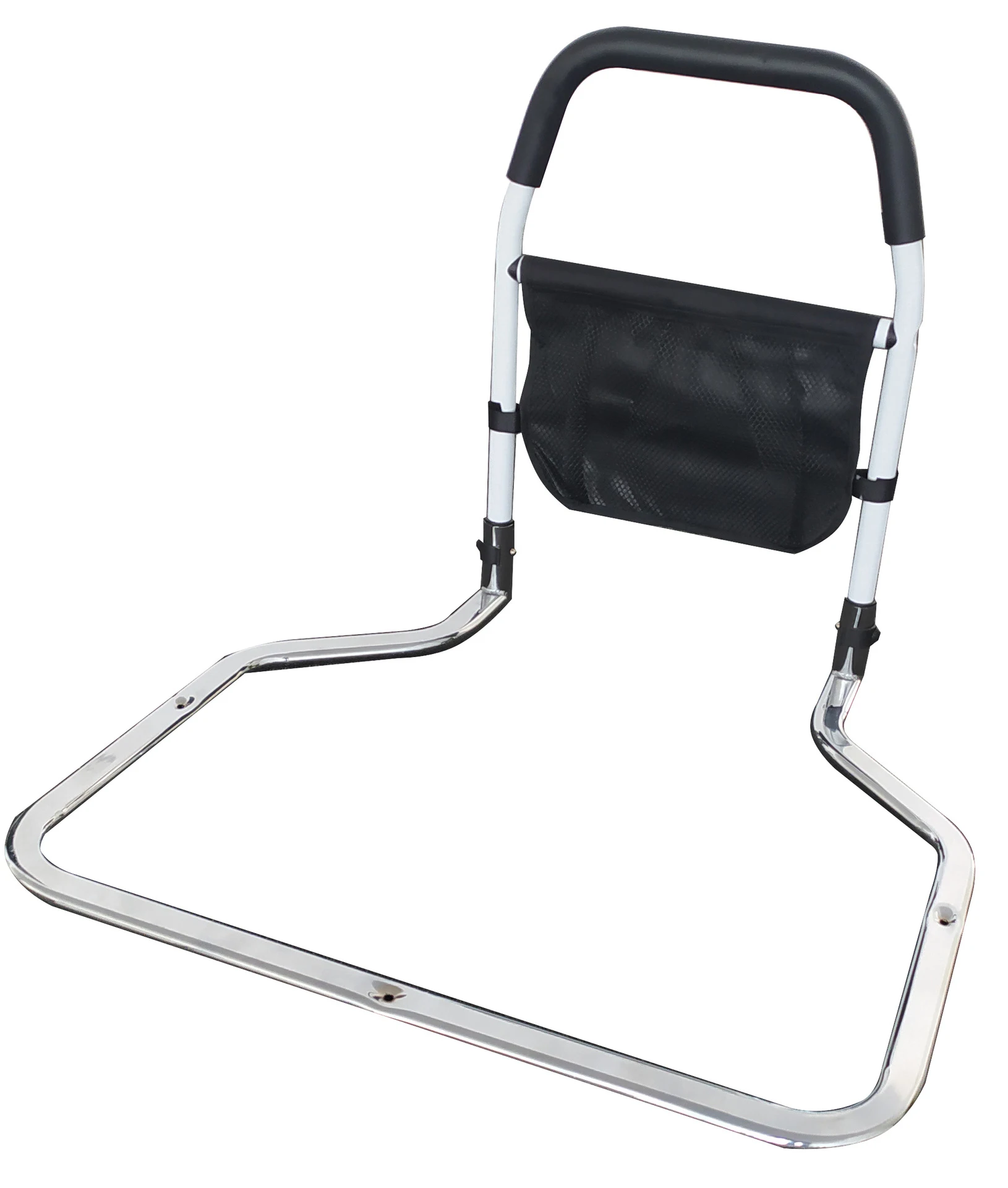 مقبض حديد لكبار السن في المستشفى، إطار بجانب السرير مطلي باللون الأبيض، سكة سرير قابلة للتعديل، ارتفاع السرير، مساعدة الجانب، حاجز اليد #2