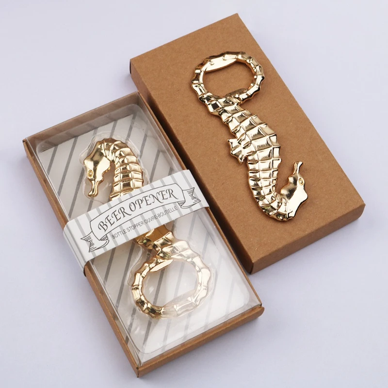 10/20pcs Zinc Alloy Seahorse Beer Bottle Opener Portable Creative Wine Starter Festival Gift Wine Accessories