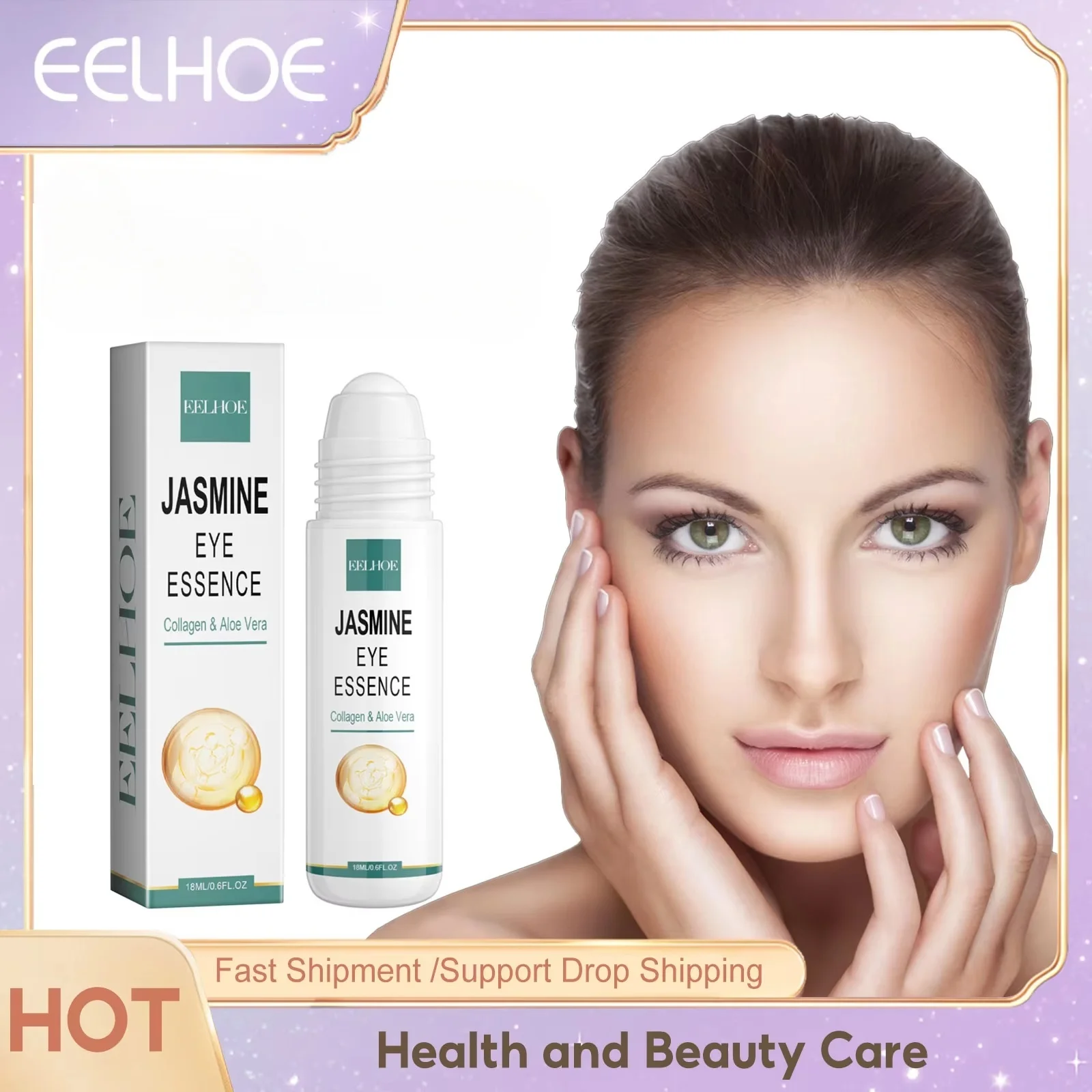 EELHOE Fat Granules Remover Eyes Cream Anti-Dark Circles and Bags Improve Fine Lines Lift Firm Moisturizer Repair Skin Care 18ml