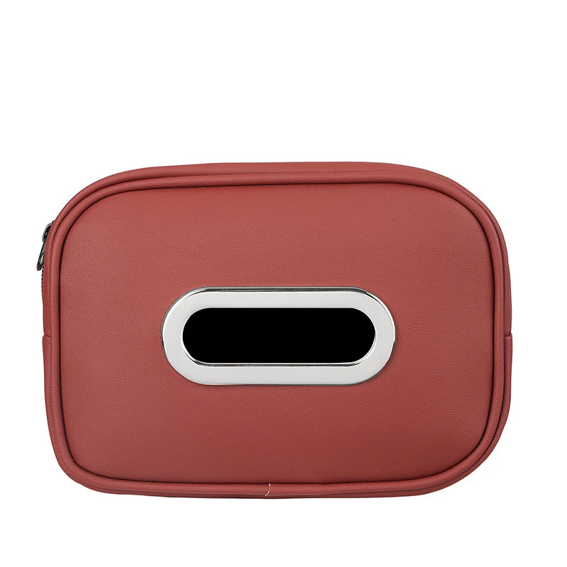 Universal Strap-on Car Tissue Holder, Back Seat & Armrest Mount Tissue Box Container Auto Interior Accessories