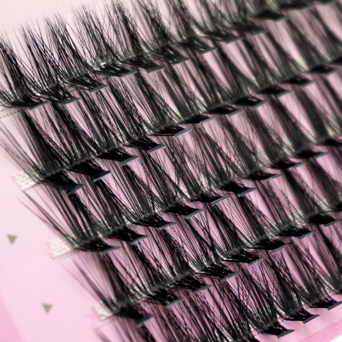 NEW 5 rows C/L Curl Super Cluster Eyelash Extension Natural Mink Eyelash Individual Segmented Lashes Makeup Tools Cilias Volume