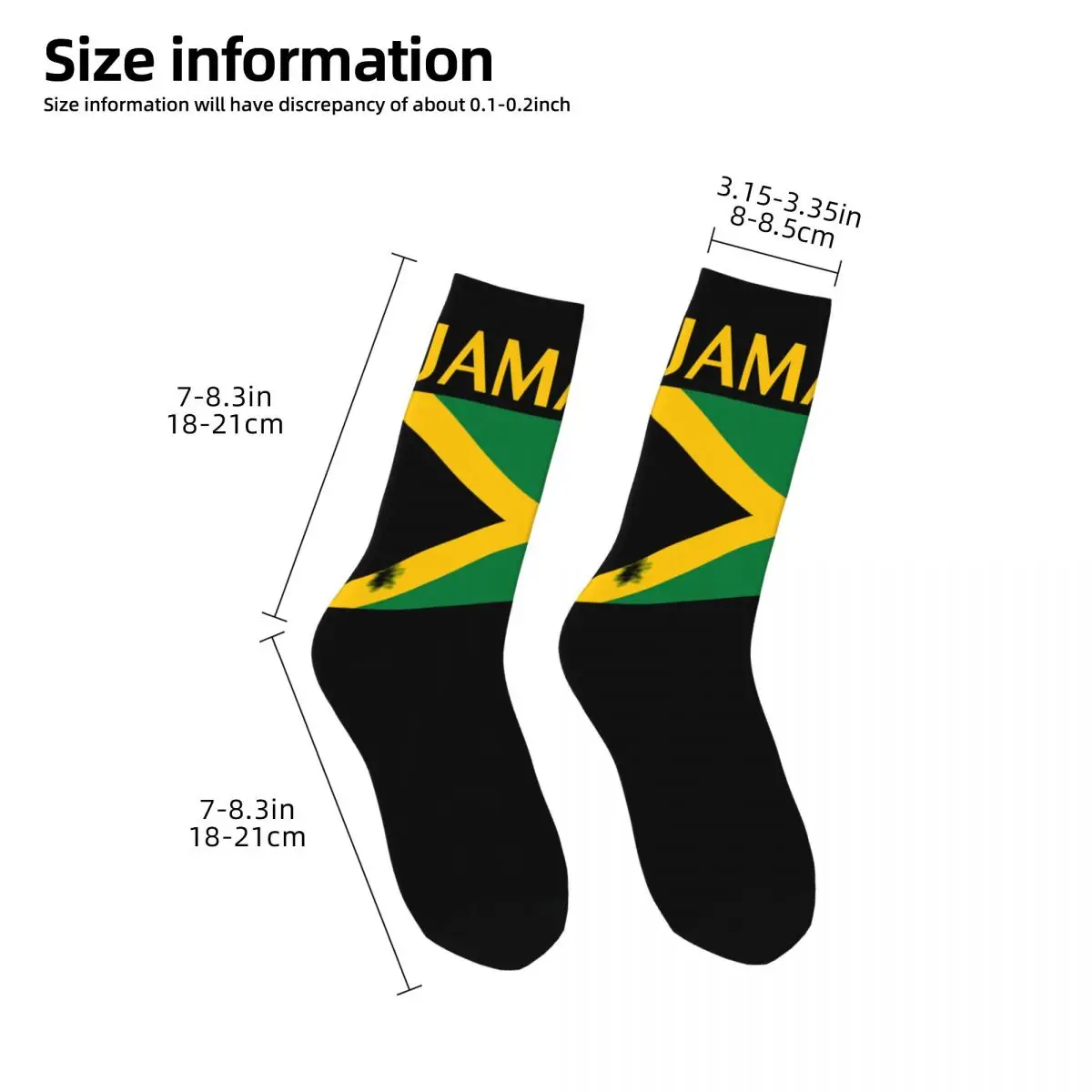 Jamaica Socks Male Mens Women Summer Stockings Harajuku