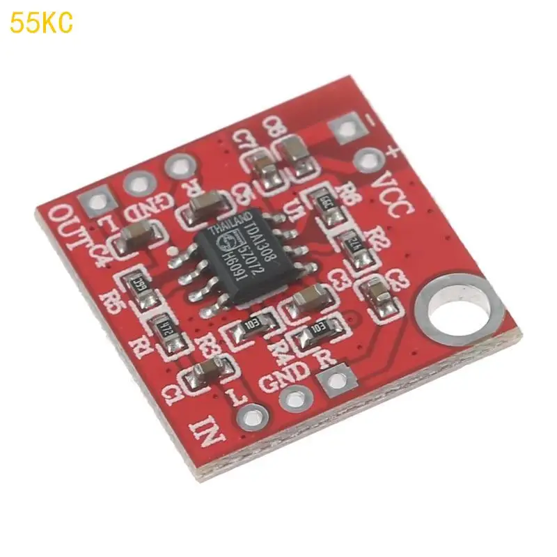55KC TDA1308 Headphone Headset Amplifier Board Amp Preamplifier Module 3V-6V for DC