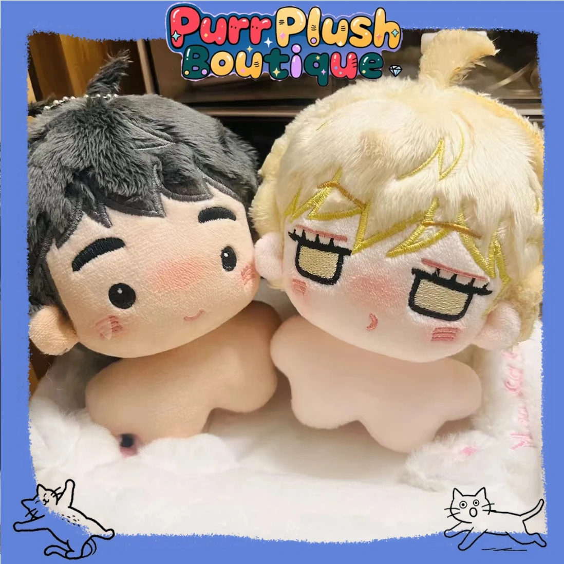 10cm Korean Manhwa The God of High School Chen Taixuan Deity in the Form of a Snake Plush Doll Lovely Backpack Keychain Gifts