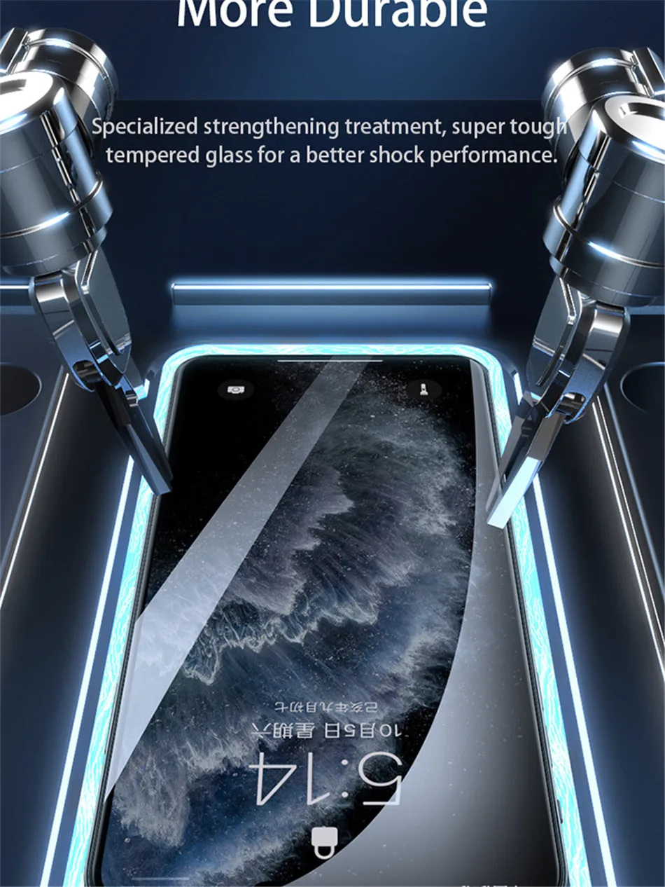 Remax HD Tempered Glass Screen Protector For iPhone 18Pro 18ProMax For iPhone 17 17Pro 17ProMax For iPhone 16/15/14/13 Series
