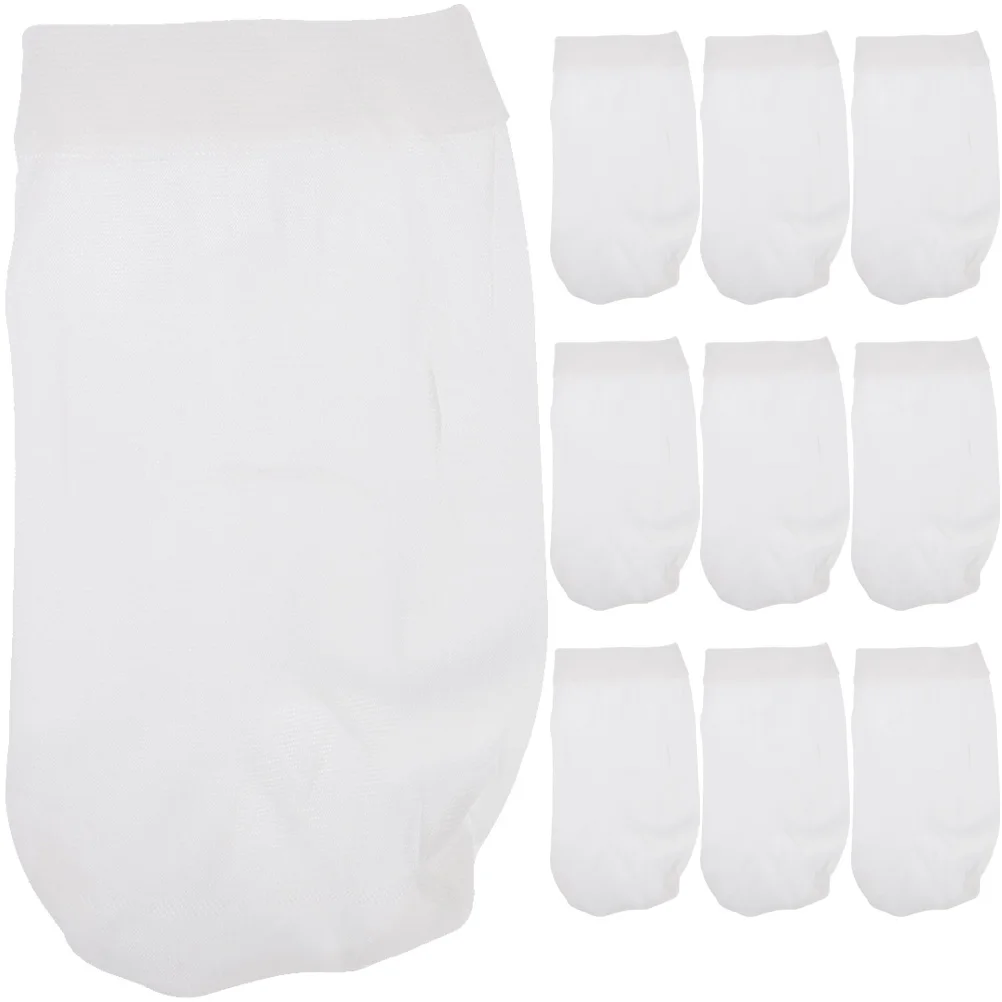 

10 Pcs Swimming Pool Filter Socks Bags Skimmer Small Mesh Filtration Savers Clean