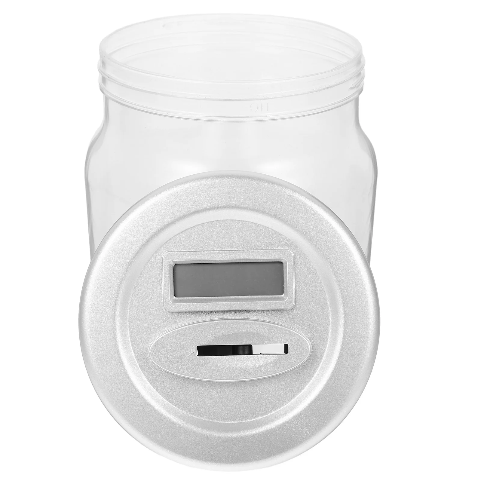 Euro Piggy Bank Coin Holders Desktop Saving Cylinder Compact Abs Money Daily Use Container