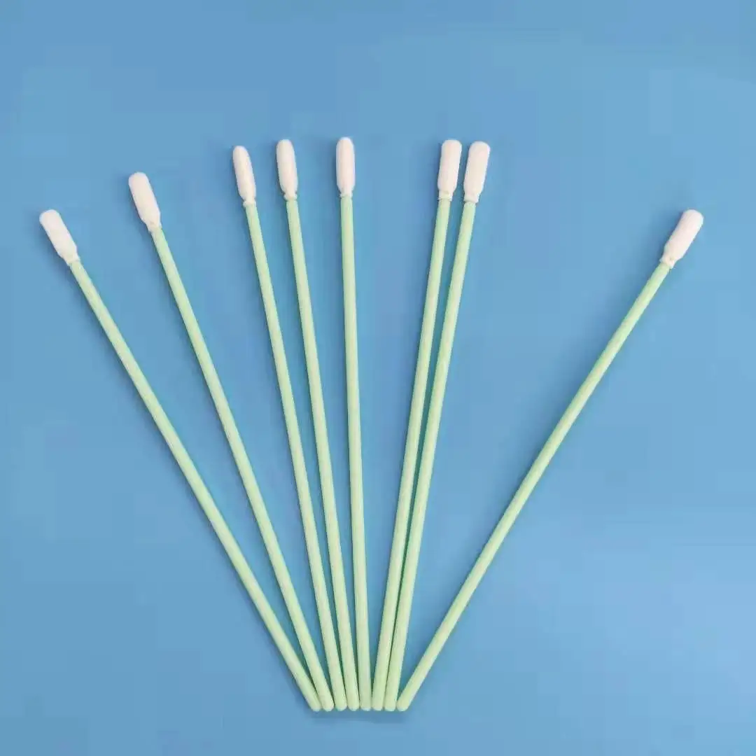 500Pcs ESD Long Handle Lint Free Sponge Tip Stick Foam Swabs Cleanroom Foam Stick For Camera Optical Lens Printer Head Clean 740