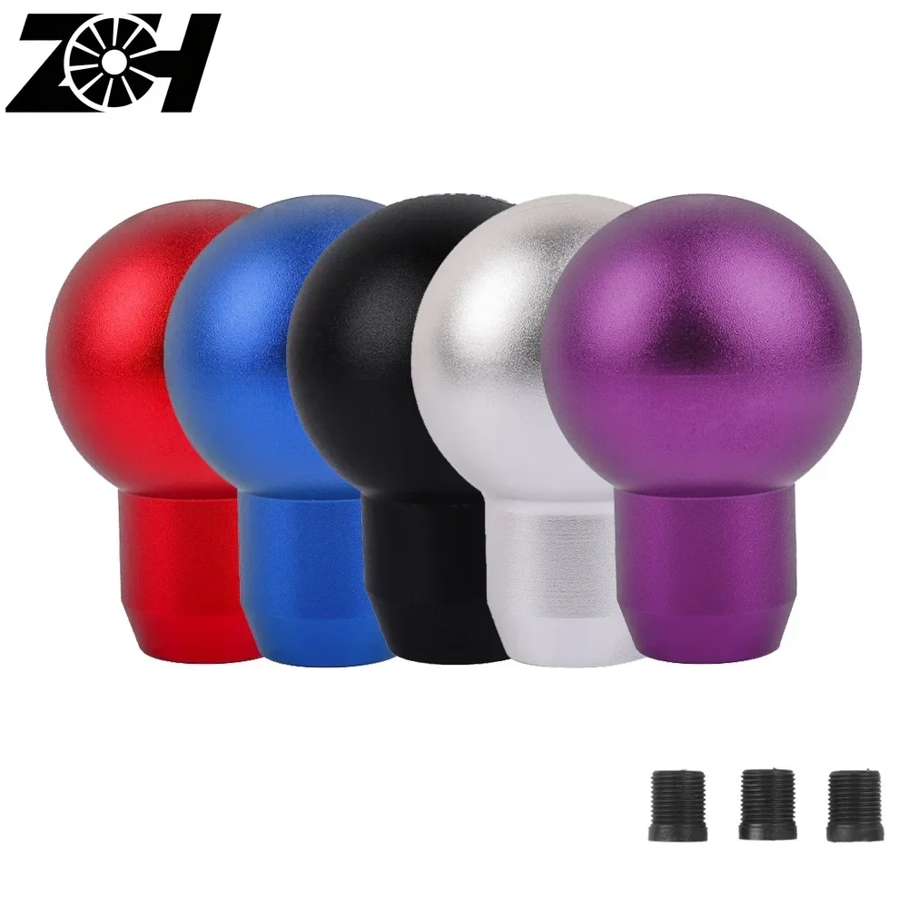 Universal Car Circular Shape AT MT Aluminum Manual Gear Shift Knob Shifter Lever Knobs Fit For Honda Toyota Nissan Mitsubishi