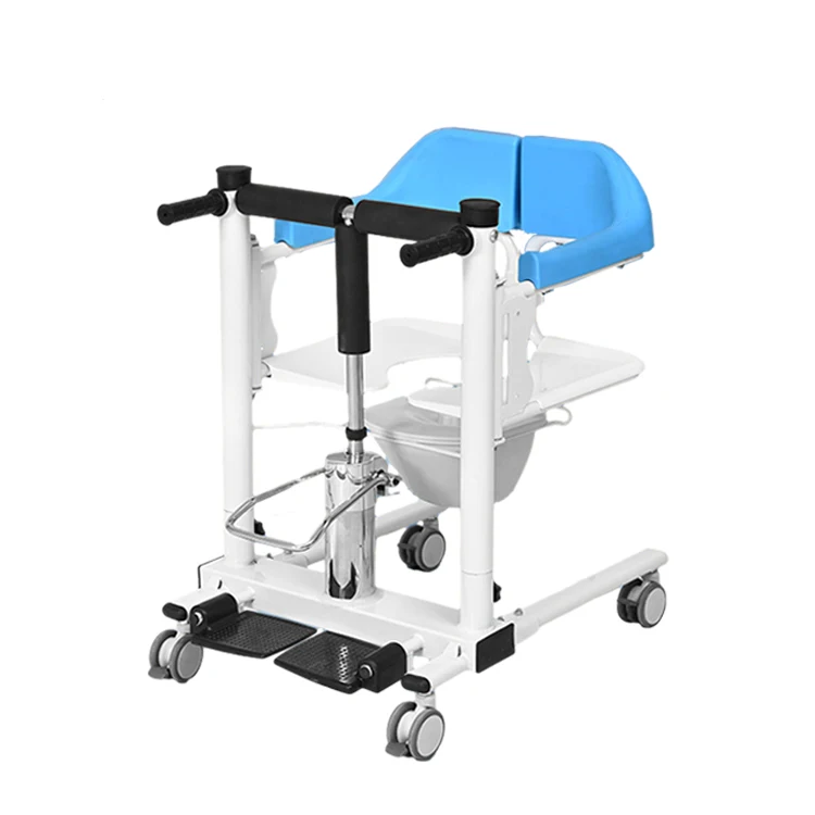 

New arrival Bathroom Safety Equipment commode toilet shower chair wholesale senior elderly hydraulic patient lift transfer chair