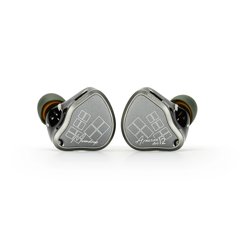 MOONDROP Armature Art 12 12 Balanced Armature Drivers lEMs 3.5mm/4.4mm Plug in-ear headphones with 0.78 2Pin Interchangeable