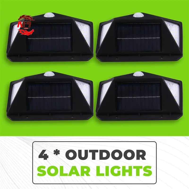 

AF90-Outdoor Solar Lights, 100 LED Solar Security Lights And 3 Modes Motion Sensor 270° Wide Angle Solar Powered Lights