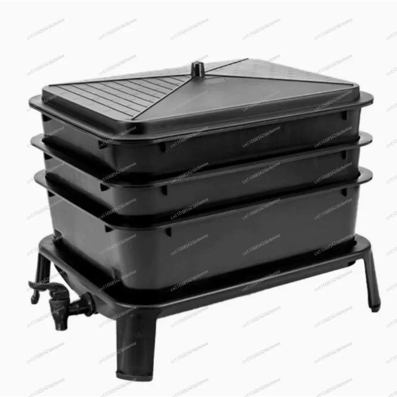 Outdoor Worm Compost Bin Vermicomposter for Organic Gardening