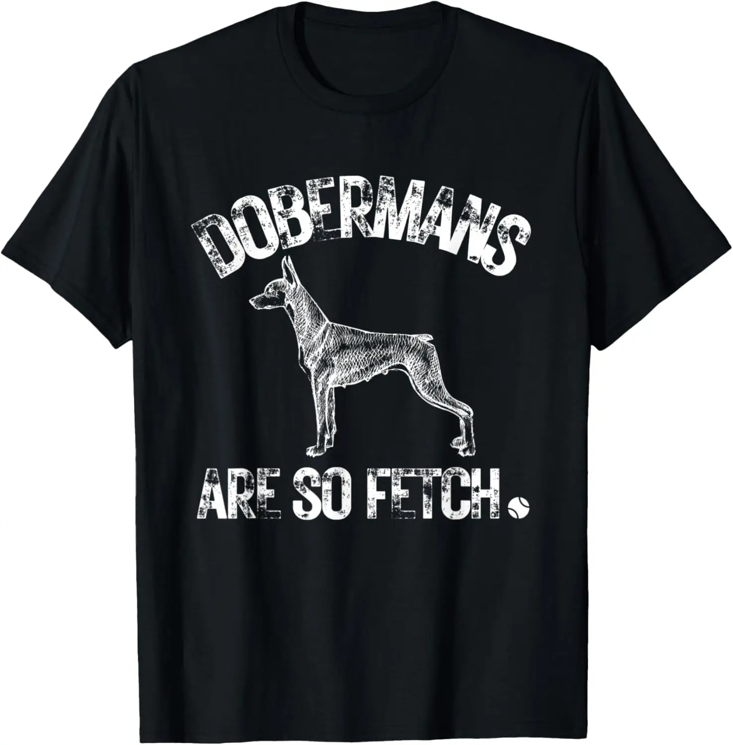 Dobermans estão muito encontros Camiseta Doberman fofa