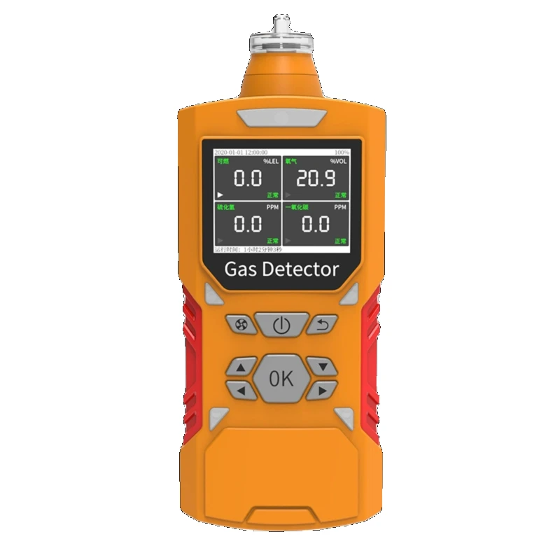 Four, five and six in one gas detector, multi-functional portable limited space toxi