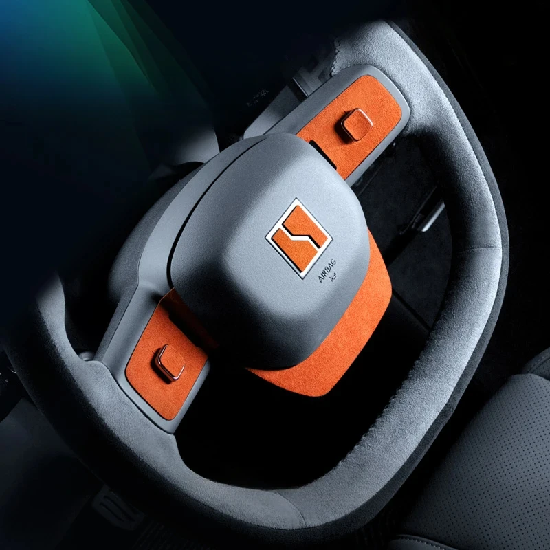 For Zeekr X Alcan tara Steering Wheel Button Frame Trim Decorative Sticker Car Interior Accessories