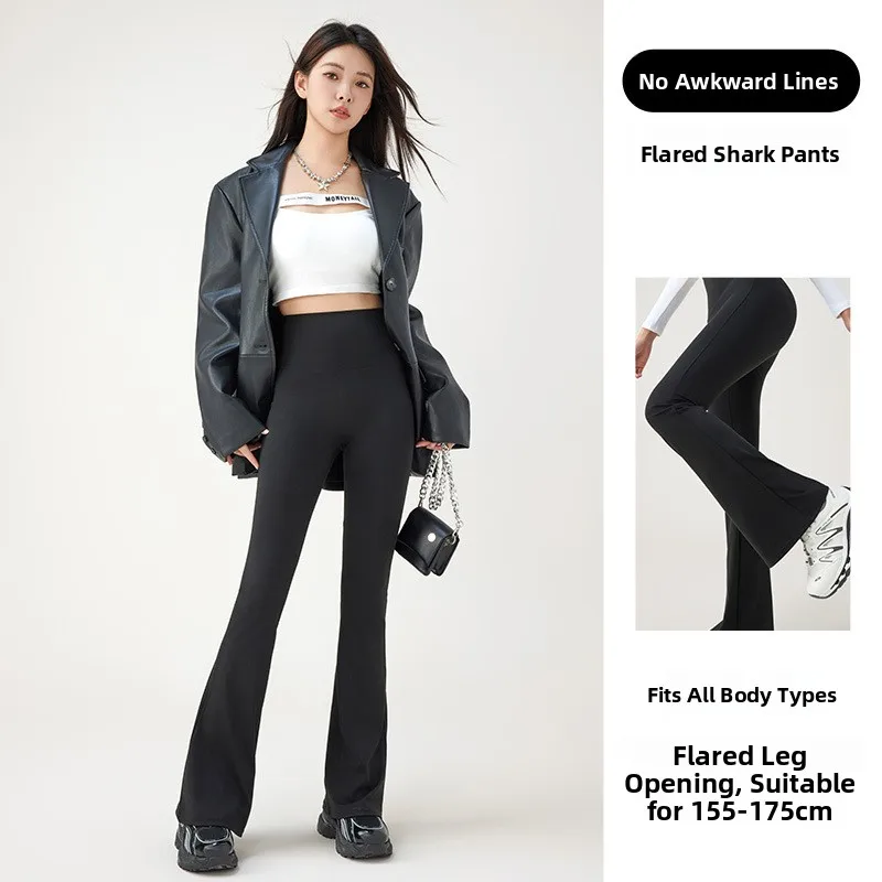 Bla Ice Silk Arca Pantaloni Donna Estate Outdoor Vita alta Campana Bot Sottile Pantaloni da yoga Faionable Pantaloni lunghi Materiale sottile