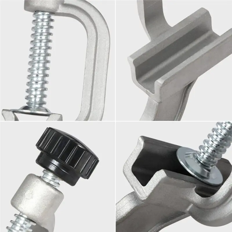 ABVG-Right Angle Corner Pipe Alignment Clamp, 100Mm Tube Welding Holder 10-180° Adjustable Quick Release Opening