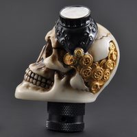 Universal Car Gear Shift Knob Scary Skull Head Manual Transmission Gear Shift Knobs Skull Shifter Lever Auto Parts Decorative