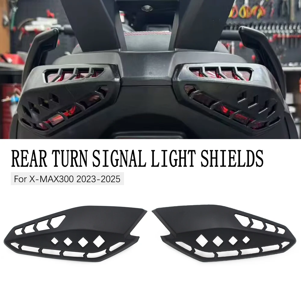 

For YAMAHA XMAX300 XMAX X-MAX 300 Motorcycle Decorative Tail Light Rear Cover Turn Signal Light Rear Shields Protection Cap Part