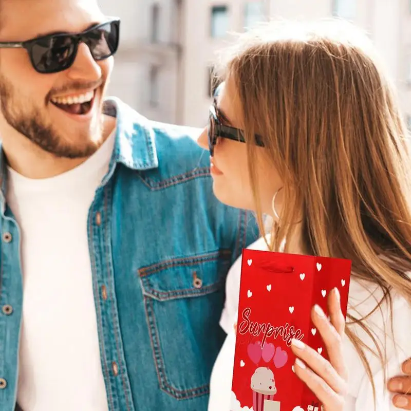 Valentines Cash Pop-out Box 10X Rode Enveloppen Valentines Pop-out Cash Box Love Celebration Herbruikbare Paar Aandenken Romantische Doos