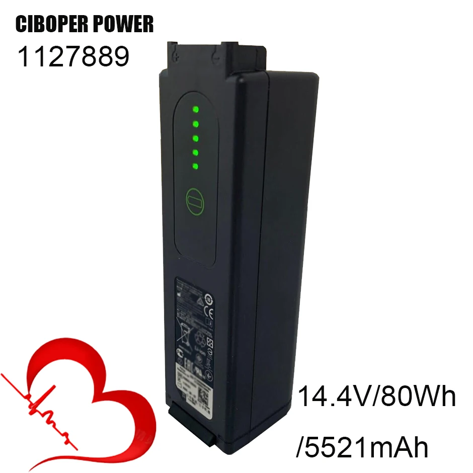 

CP Battery Pack REF 1127889 14.4V/80Wh/5521mAh For HRC2 Detachable Trilogy EV300 1127889 Li-ion Recharging Battery