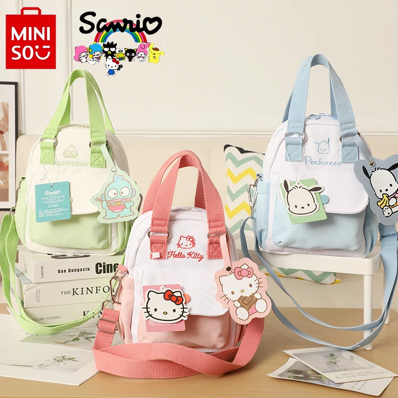 Sanrio New Women's Handbag Fashion High Quality Women's Crossbody Bag Small Fresh Large Capacity Multi Functional Storage Bag