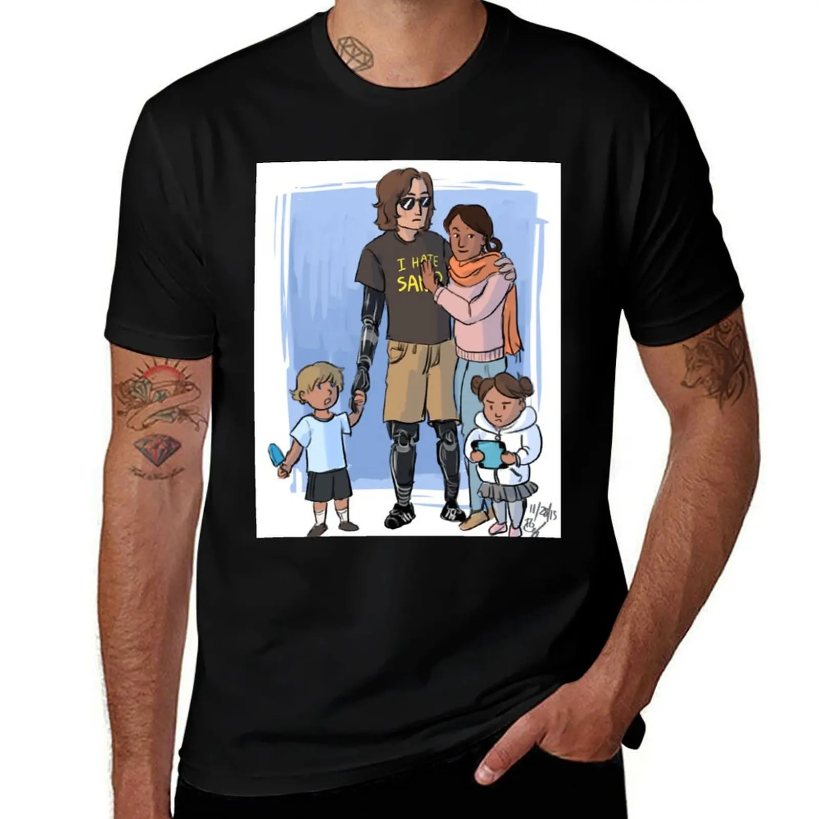 Skywalker Family T-Shirt Work Utility Casual Tee Shirt