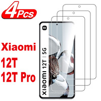For Xiaomi 12T 11T Pro 12 Lite，HD Tempered Glass, 2/4Pcs Screen Protector 9H